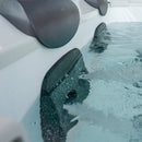 MSpa F-OS063W Oslo Supreme 6-Person Square Spa W/ LED Lights & Integrated App Control, 120 Jets (SAK93516)