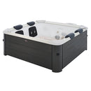 MSpa F-OS063W Oslo Supreme 6-Person Square Spa W/ LED Lights & Integrated App Control, 120 Jets (SAK93516)