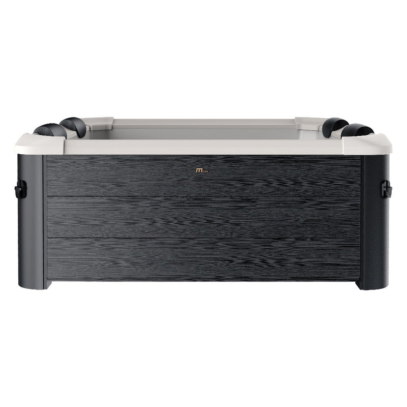 MSpa F-OS063W Oslo Supreme 6-Person Square Spa W/ LED Lights & Integrated App Control, 120 Jets (SAK93516)