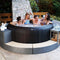 MSpa P-CA063 Camaro Premium Series Six-Person Inflatable Hot Tub & Spa W/ 138 Bubble Jets, 81" (SAK48512)