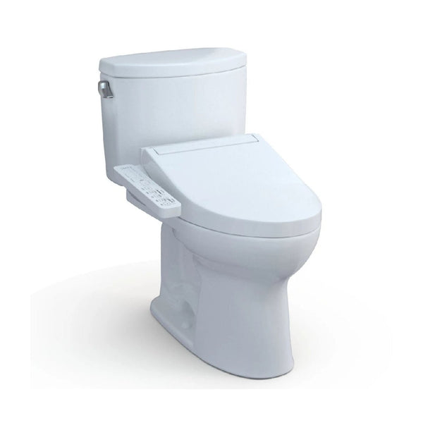 [MW4543074CEFG#01] TOTO Drake II Washlet C2 Bidet Seat With 1.28 GPF Elongated Toilet (SAK34962)