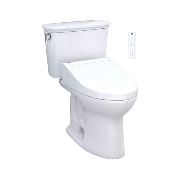 [MW7863084CEG#01] TOTO Drake C5 Bidet Seat With 1.28 GPF Elongated Toilet Left Hand Lever (SAK93542)