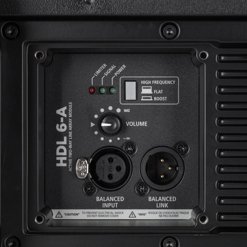 RCF HDL6‑A - Dual 6in Woofers – 131 dB