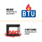 Napoleon Ascent Multi-View 3 Sided Glass Ember Bed Direct Vent Natural Gas Fireplace, 43" [BHD4PGN] (SAK62815)