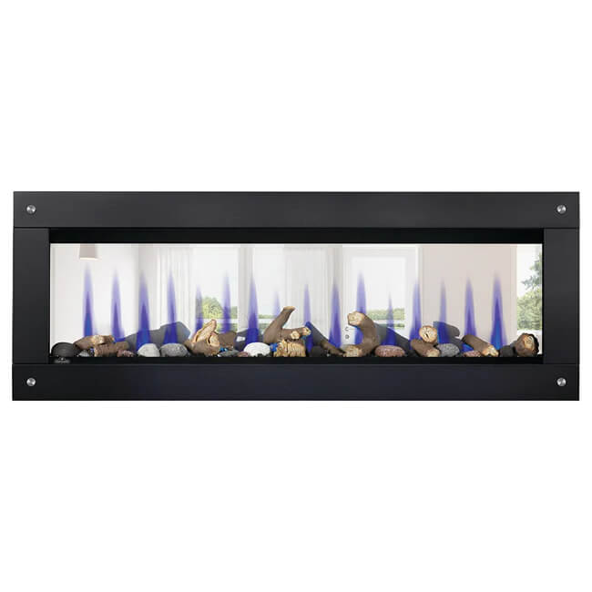 Napoleon Clearion Elite 60 Fully Recessed See Thru Wall Mounted Electric Fireplace, 60" [NEFBD60HE] (SAK31716)