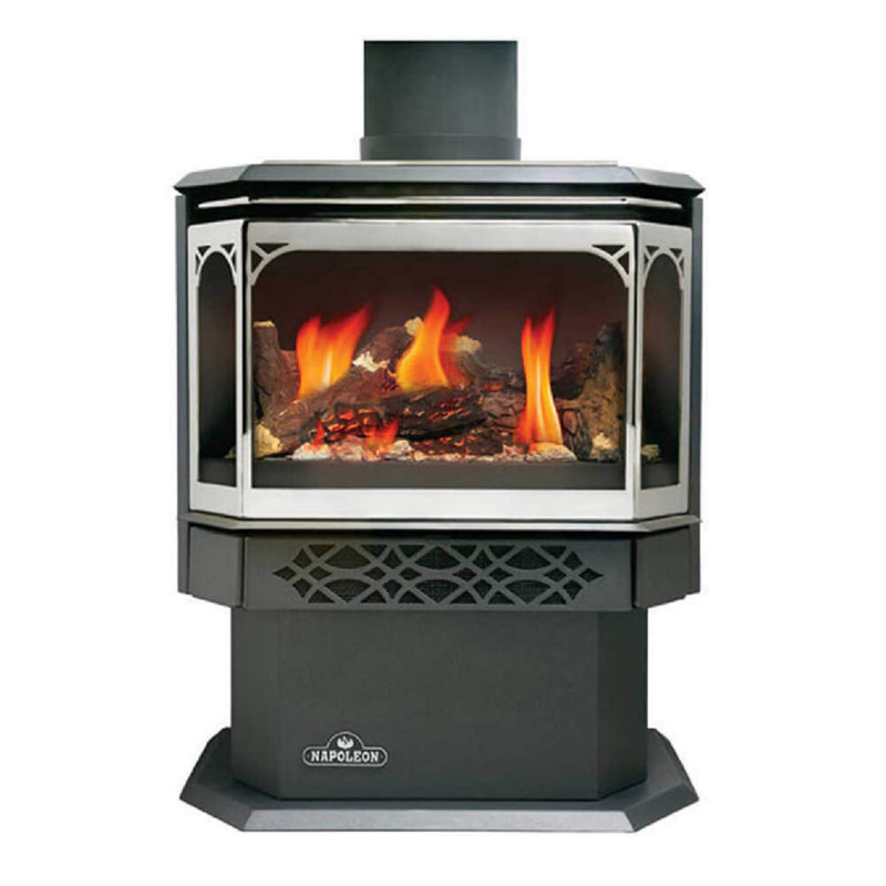 Napoleon Haliburton 50 Direct Vent Millivolt Ignition Compact Natural Gas Stove, 22" [GDS28-1NSB] (SAK81523)