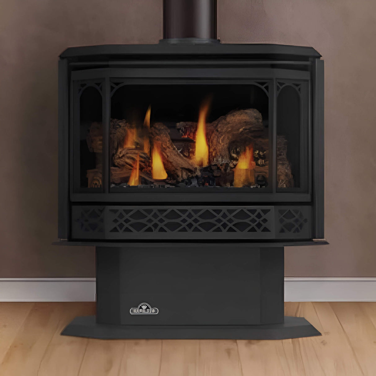 Napoleon Havelock 50 Direct Vent Natural Gas Stove With Triple Burner, 28" [GDS50-1NE] (SAK68193)