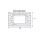 Napoleon Oakville 3 Glass Direct Vent Electronic Ignition Natural Gas Fireplace Insert, 28" [GDIG3N] (SAK29675)
