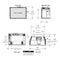 Napoleon Oakville 3 Glass Direct Vent Electronic Ignition Natural Gas Fireplace Insert, 28" [GDIG3N] (SAK29675)