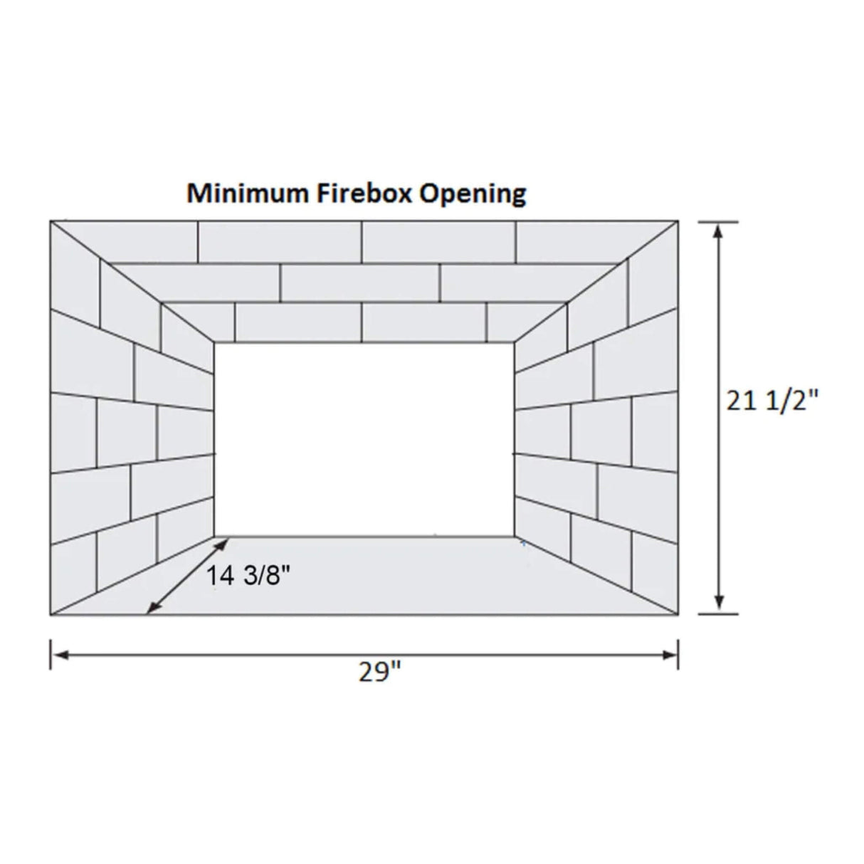 Napoleon Oakville 3 Glass Direct Vent Electronic Ignition Natural Gas Fireplace Insert, 28" [GDIG3N] (SAK29675)