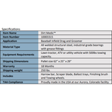 Newstripe Dirt Medic Infield Drag and Groomer 10003315