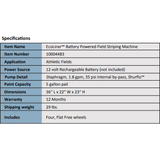 Newstripe EcoLiner Plus Battery Powered Field Striper 10004484