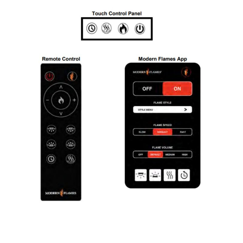 Modern Flames Orion Traditional 30" Heliovision Electric Fireplace [OR30-TRAD] (SAK53719)