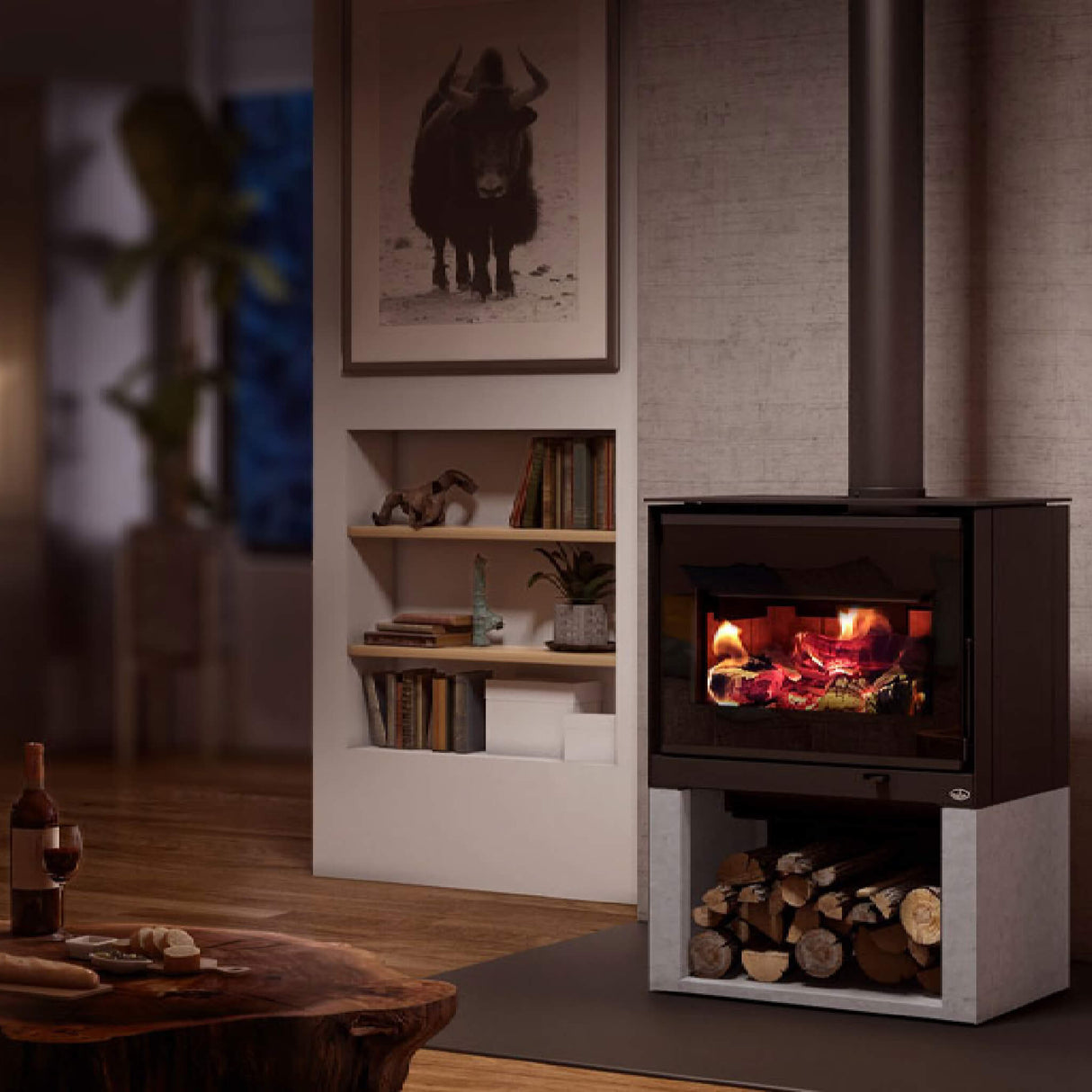 Osburn Inspire 2000 Premium 75K BTU Wood Stove [OB02042] (SAK78123)