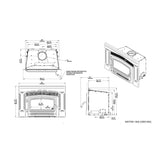 Osburn Matrix 1900 Wood Insert With 45K BTU Heat Output Dry CordWood [OB01900] (SAK23560)