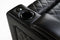 Valencia Oslo XL Console Leather Home Theater Seating Row of 3 Dropdown Center, Midnight Black