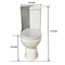 Ceramic Toilet for Portable Restroom