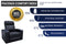 Valencia Piacenza Single Leather Home Theater Seating, Black