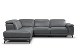 Pista Leather Reclining Sectional Sofa