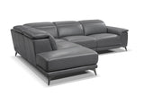 Pista Leather Reclining Sectional Sofa