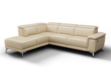 Pista Leather Reclining Sectional Sofa