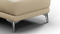Valencia Pista Modern Top Grain Leather Reclining Sectional Sofa with Right-Hand Facing Chaise, Beige