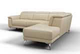 Pista Leather Reclining Sectional Sofa