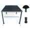 [12x16FT] Premium Outdoor Gray Aluminum Hardtop Pergola Gazebo With Adjustable Roof (SAK81364)