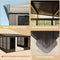 [10x12FT] Premium Against Wall Mounted Solarium Sunroom With Galvanized Steel Sloping Roof (SAK96375)