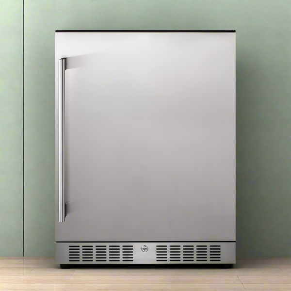 Premium Single Door Stainless Steel Built-In Wine Beverage Undercounter Refrigerator, 5.3 Cu.Ft. (SAK95276)