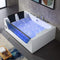 ‎Premium Freestanding Rectangular Hydromassage Soaking Spa Bathtub, 71" (SAK28534)
