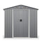 [06X04FT] Premium Garden Galvanized Steel Storage Shed W/ Lockable Sliding Doors (SAK75842)