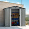[06X04FT] Premium Garden Galvanized Steel Storage Shed W/ Lockable Sliding Doors (SAK75842)