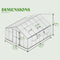 [12x13.5FT] Premium Large Outdoor Double Door Aluminum Polycarbonate Greenhouse With Quick Connect Fitting (96243175)