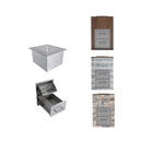 Premium Outdoor Kitchen With 32 Inch 60000 BTU Built-In Stainless Steel LPG Gas Grill, Door And Drawer Combo And Stainless Steel Ice Box (SAK98661)