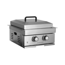 Premium Outdoor Kitchen With 32 Inch 60000 BTU Built-In Stainless Steel LPG Gas Grill, Door And Drawer Combo And Stainless Steel Ice Box (SAK98661)