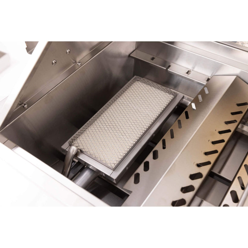 Premium Outdoor Kitchen With 32 Inch 60000 BTU Built-In Stainless Steel LPG Gas Grill, Door And Drawer Combo And Stainless Steel Ice Box (SAK98661)