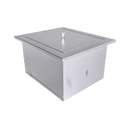 Premium Outdoor Kitchen With 32 Inch 60000 BTU Built-In Stainless Steel LPG Gas Grill, Door And Drawer Combo And Stainless Steel Ice Box (SAK98661)