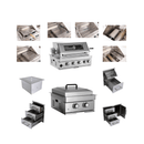 Premium Outdoor Kitchen With 32 Inch 60000 BTU Built-In Stainless Steel LPG Gas Grill, Door And Drawer Combo And Stainless Steel Ice Box (SAK98661)