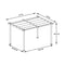[10x13FT] Premium Outdoor Patio Retractable Pergola With Canopy (SAK01864)