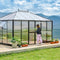 [10x14FT] Premium Outdoor Polycarbonate Greenhouse With Aluminum Frame And Double Swing Doors (93841752)