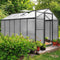 [06X12FT] Premium Polycarbonate Gray Walk-In Greenhouse Kit With Adjustable Vent And Lockable Door (SAK35264)