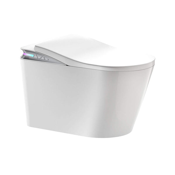 Premium Smart Auto Flush Toilet With Foot Sensor, Remote, Heated Seat And Night Light (SAK56378)