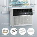 Premium Window Room Air Conditioner Unit With Remote, 6000/8000 BTU (SAK63172)