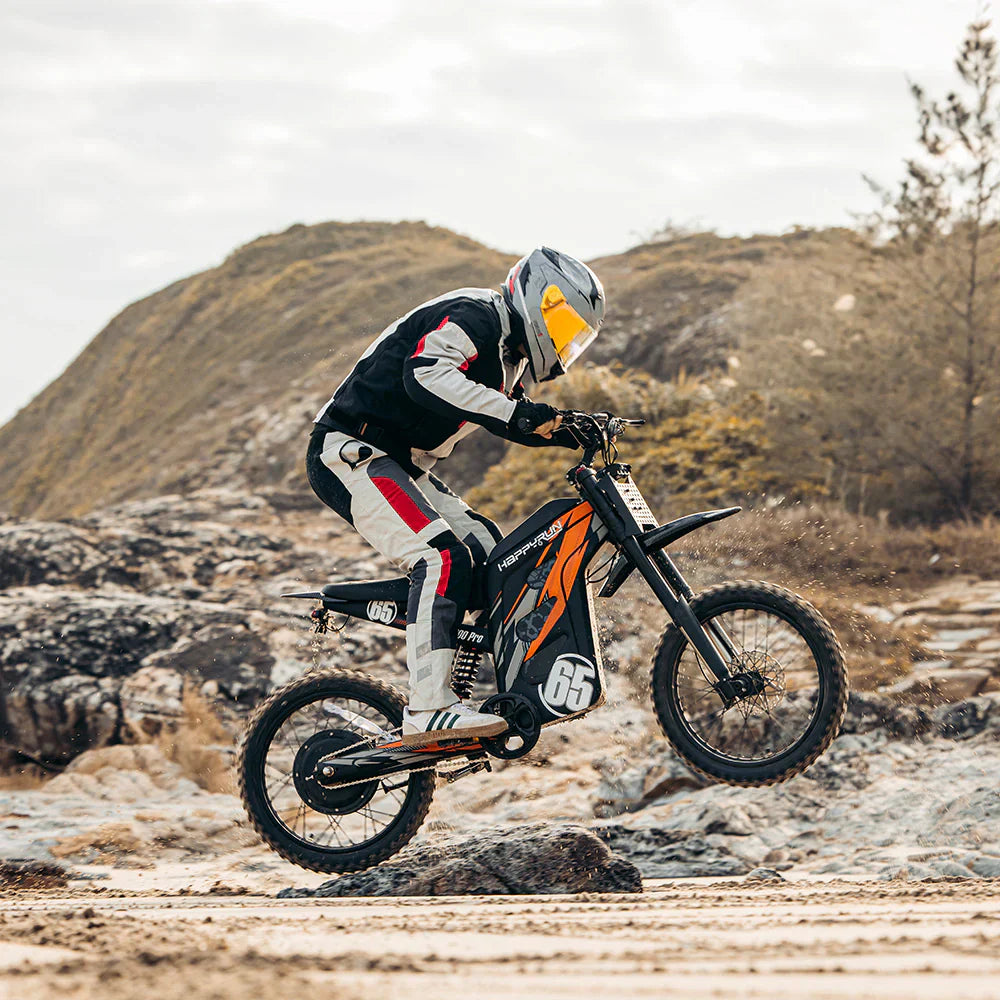 HappyRun | G300 Pro 72V/30Ah 6500W Off-Road Electric Dirt Bike | G300