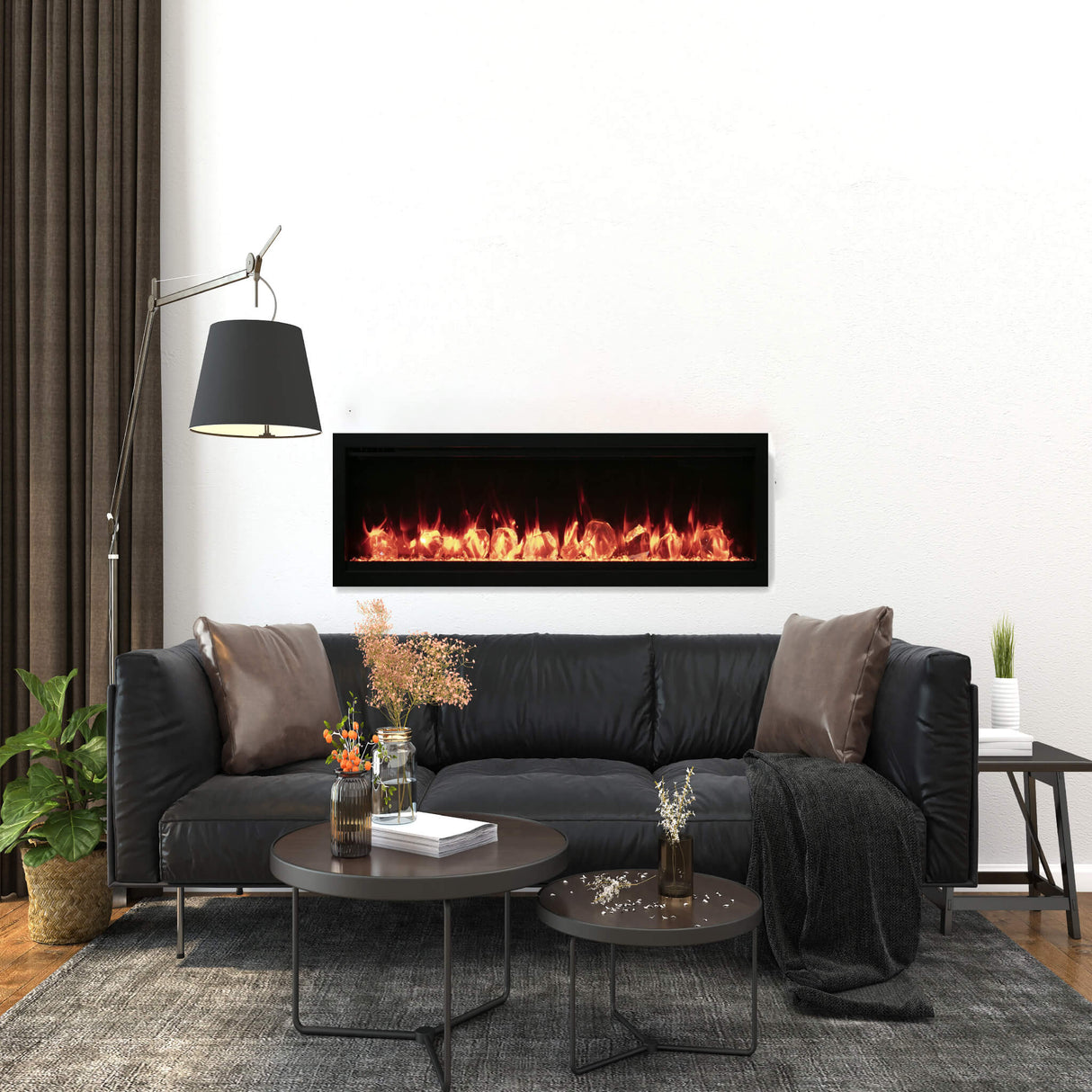 Remii Extra Slim Electric Fireplace [1027-35/45/65-XS] (SAK25687)