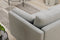 Valencia Riga Modern Fabric Sofa, Grey