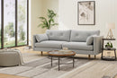 Valencia Riga Modern Fabric Sofa, Grey