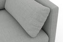 Valencia Riga Modern Fabric Sofa, Grey