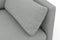 Valencia Riga Modern Fabric Sofa, Grey